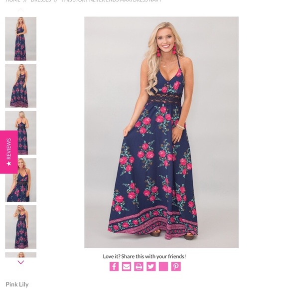 Pink Lily Dresses & Skirts - Pink Lily Maxi Dress